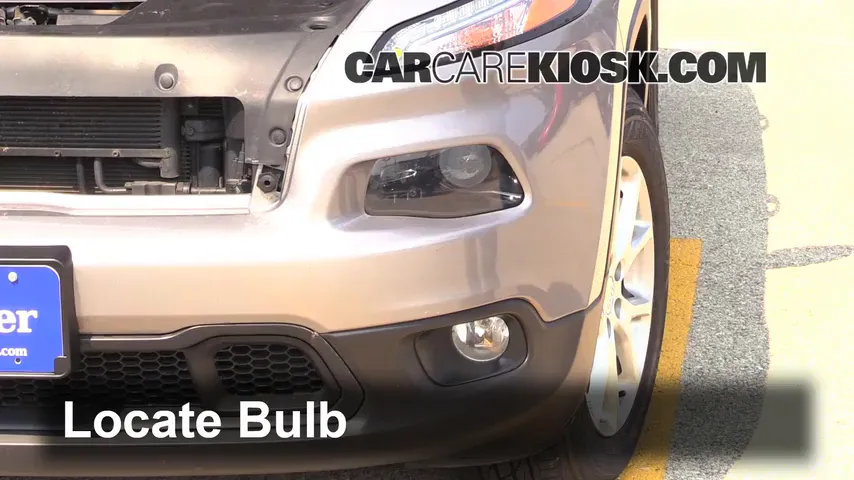 2014 Jeep Cherokee Latitude 3.2L V6 Lights Highbeam (replace bulb)